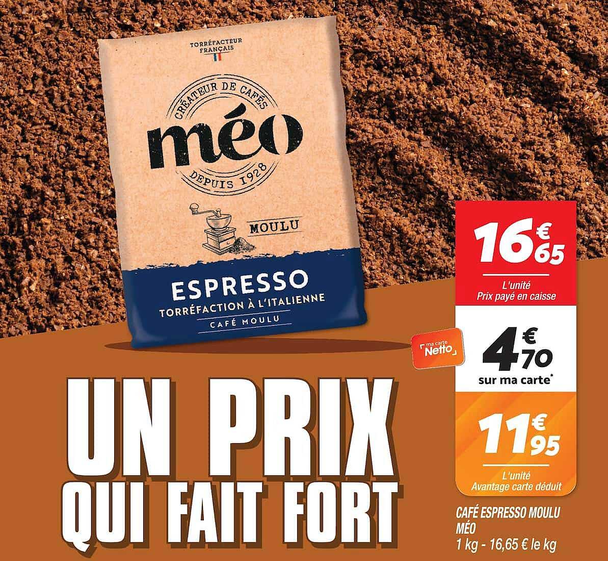 CAFÉ ESPRESSO MOULU MÉO
