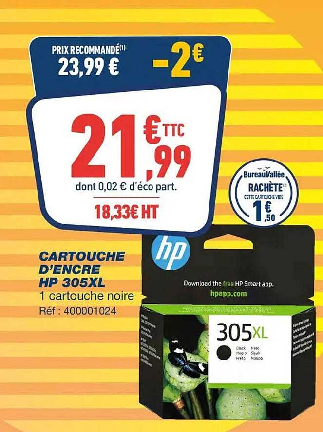 CARTOUCHE D’ENCRE HP 305XL