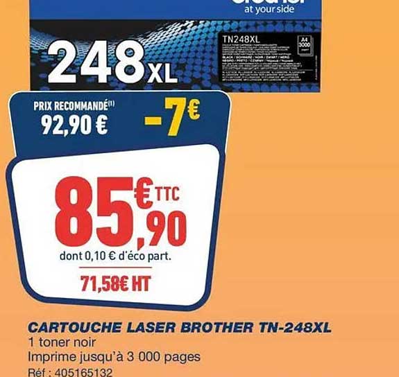 CARTOUCHE LASER BROTHER TN-248XL