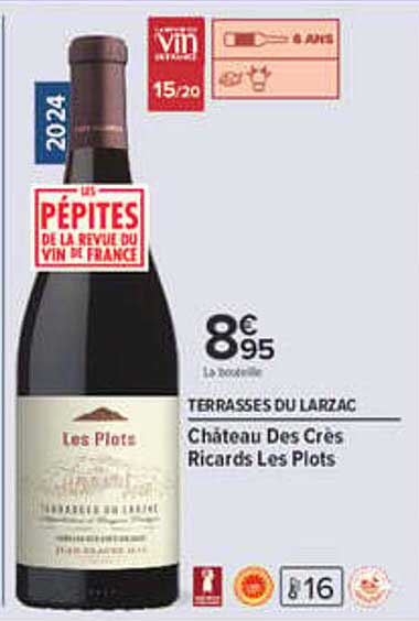 Château Des Cres Ricards Les Plots