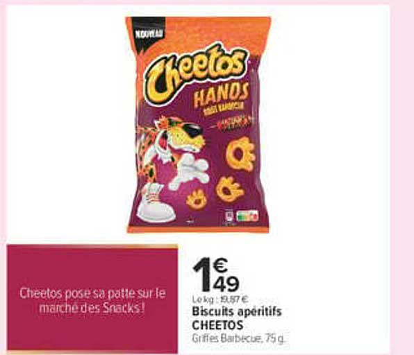 Cheetos pose sa patte sur le marché des Snacks !