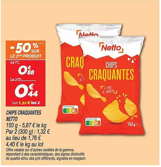 CHIPS CRAQUANTES NETTO