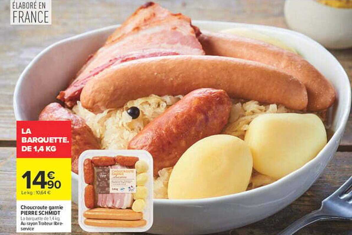 Choucroute garnie PIERRE SCHMIDT