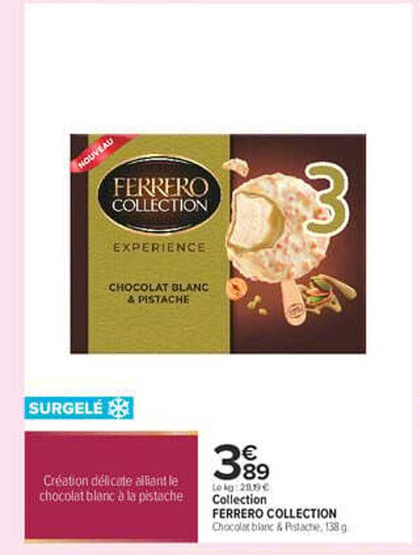 Collection FERRERO COLLECTION Chocolat blanc & pistache, 138 g