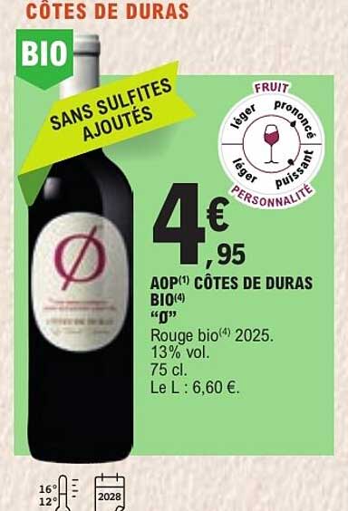 CÔTES DE DURAS BIO