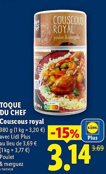 Couscous royal poulet & merguez