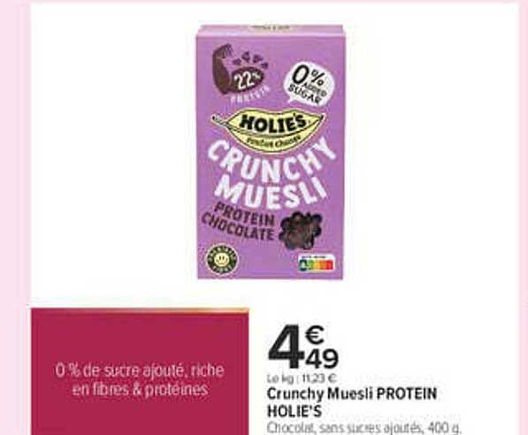 Crunchy Muesli PROTEIN HOLLIE'S