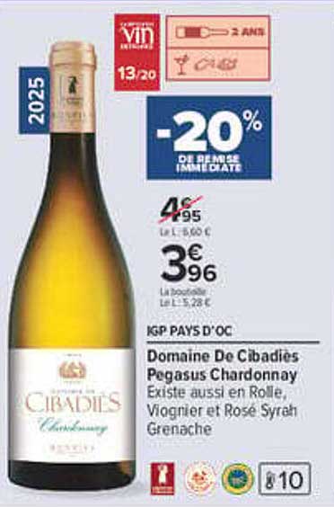 Domaine Do Cibadiès Pegasus Chardonnay