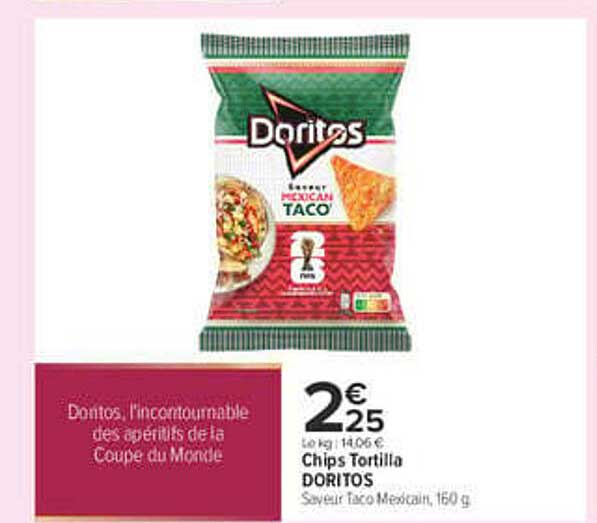 Doritos, l'incontournable des apéritifs de la Coupe du Monde