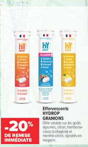 Effervescents HYDRO GRANIONS