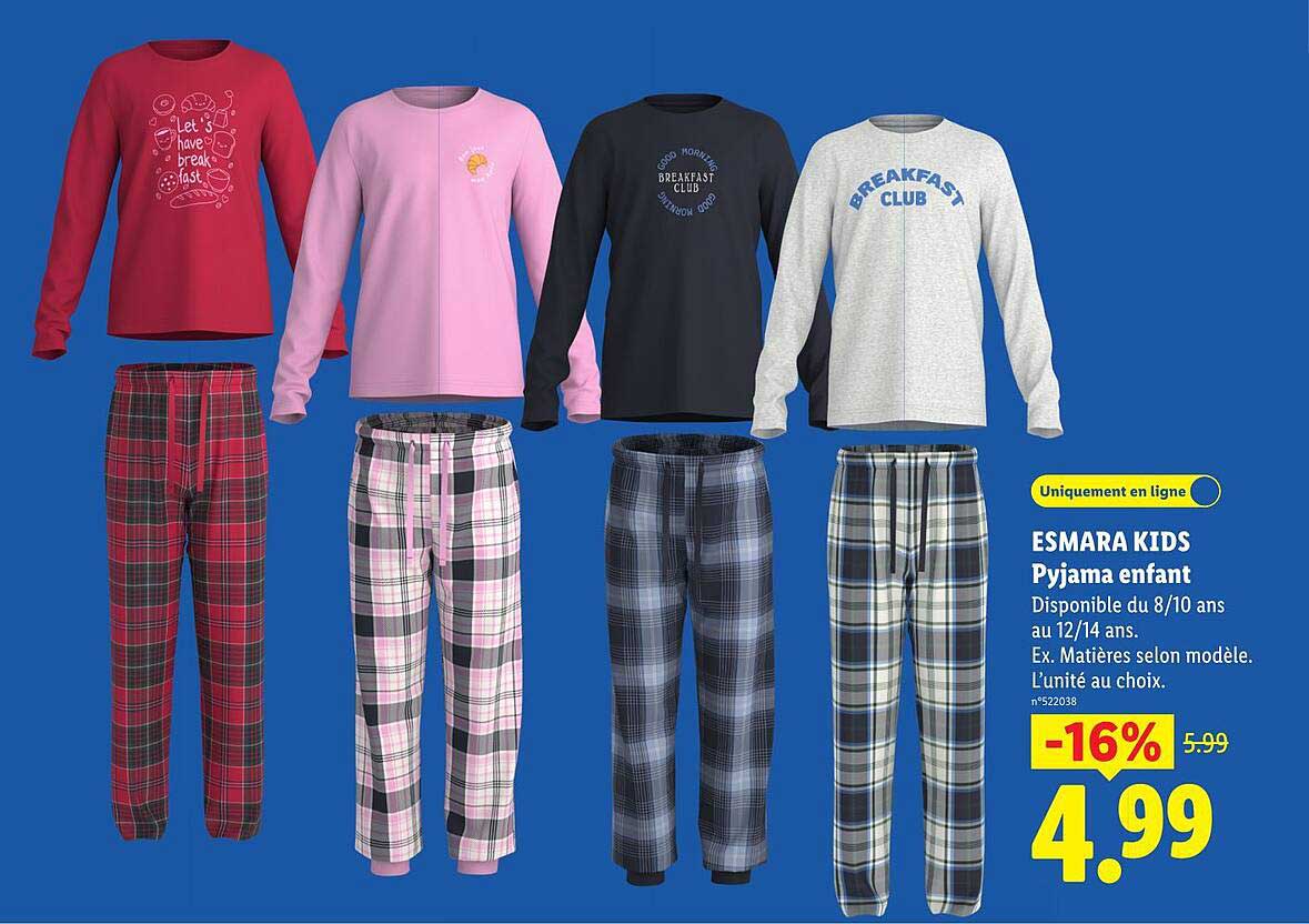 ESMARA KIDS Pyjama enfant