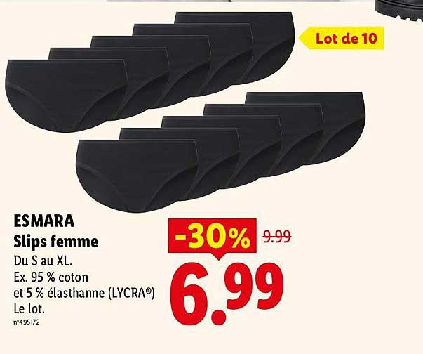ESMARA Slips femme