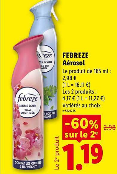 FEBREZE Aérosol