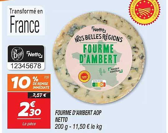 FOURME D'AMBERT AOP NETTO