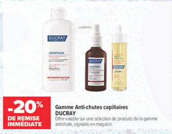 Gamme Anti-chutes capillaires DUCRAY