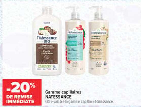 Gamme capillaires NATESSANCE