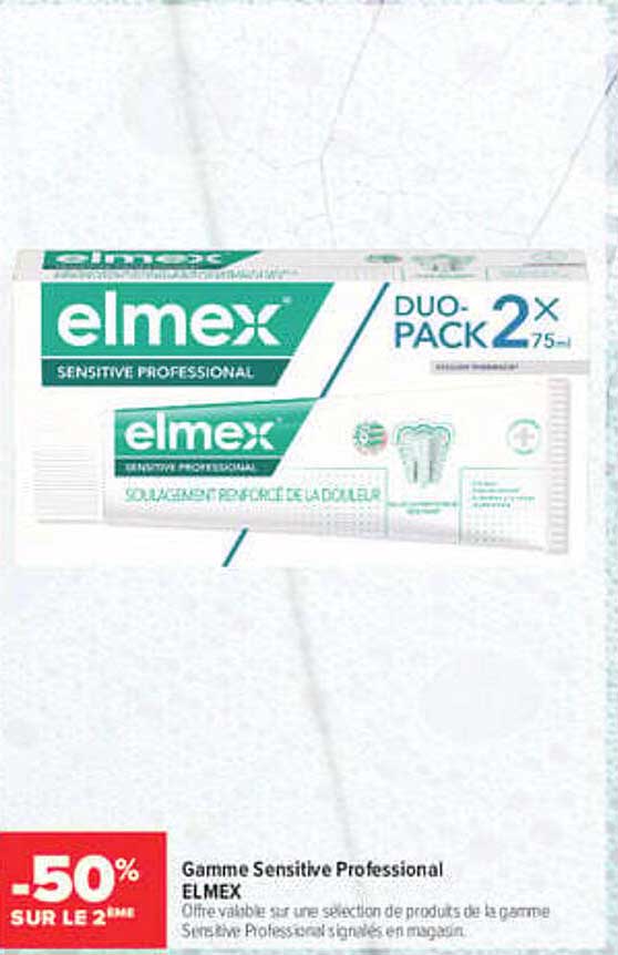Gamme Sensitive Professional ELMEX