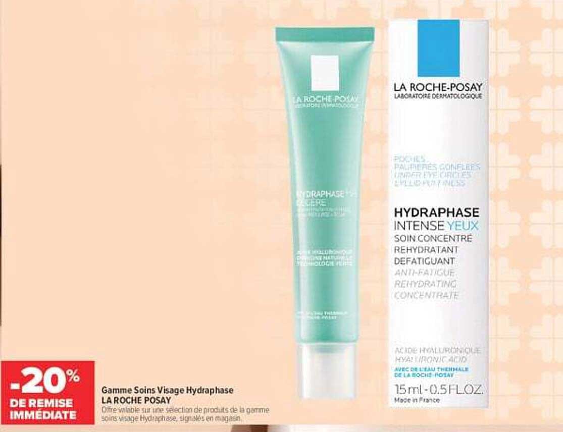Gamme Soins Visage Hydraphase LA ROCHE POSAY