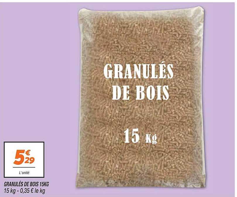 GRANULÉS DE BOIS 15KG