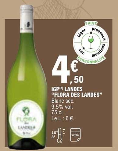 IGP(2) LANDES “FLORA DES LANDES”