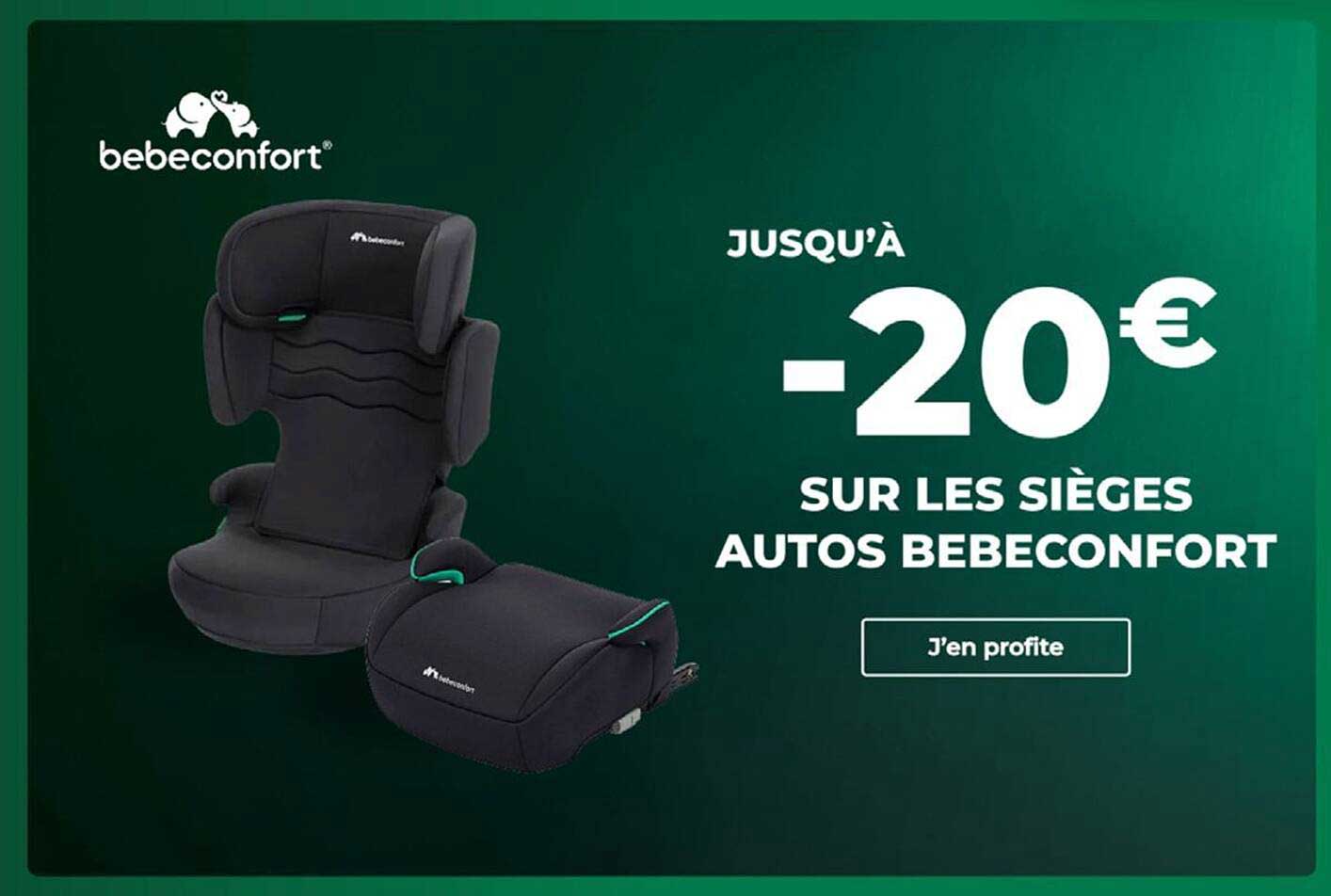 Jusqu'à -20€ sur les sièges autos Bebeconfort