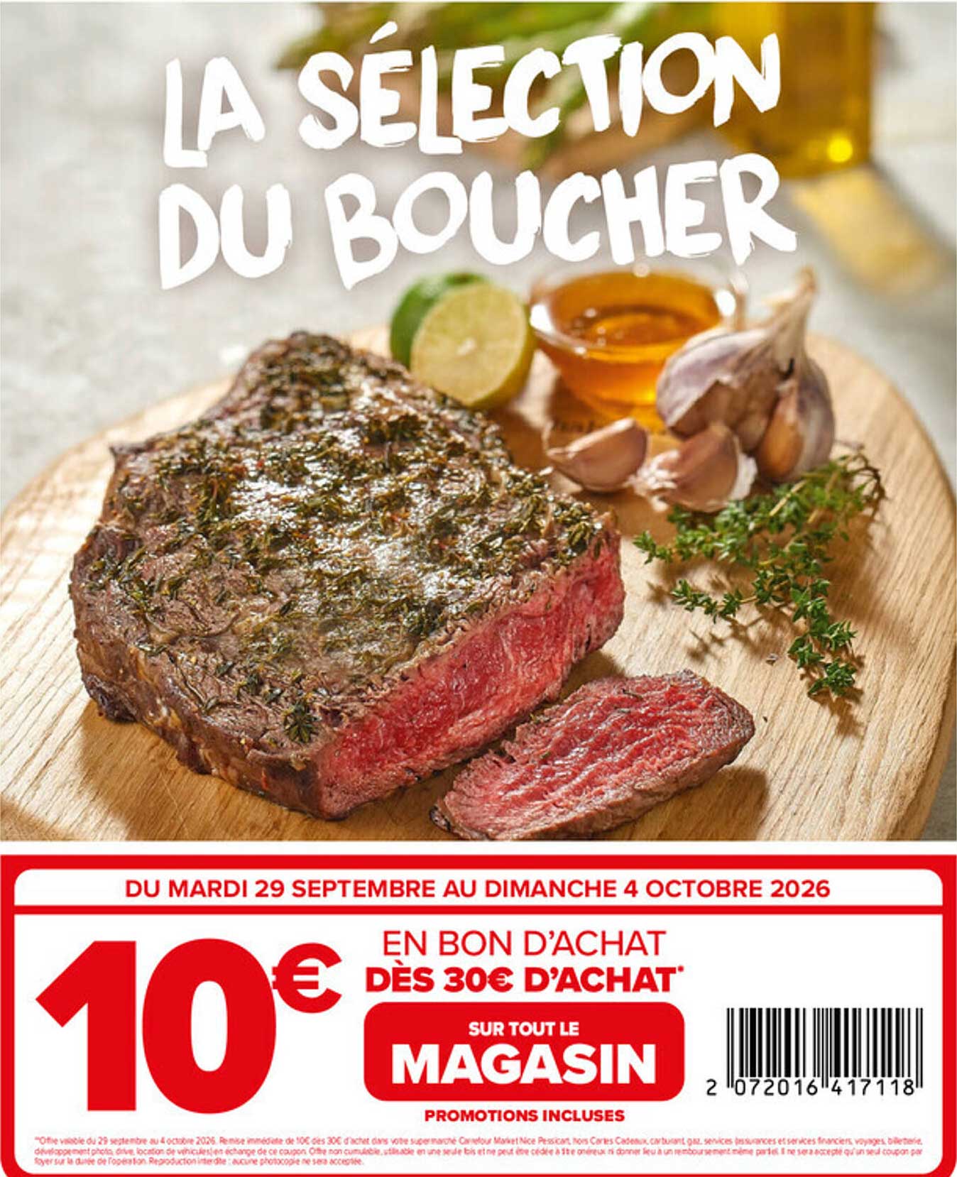 LA SÉLECTION DU BOUCHER
