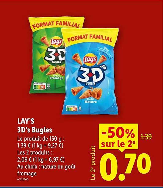LAY’S 3D’s Bugles