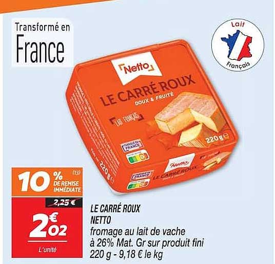 LE CARRÉ ROUX NETTO