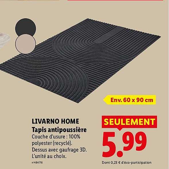 LIVARNO HOME Tapis antipoussière