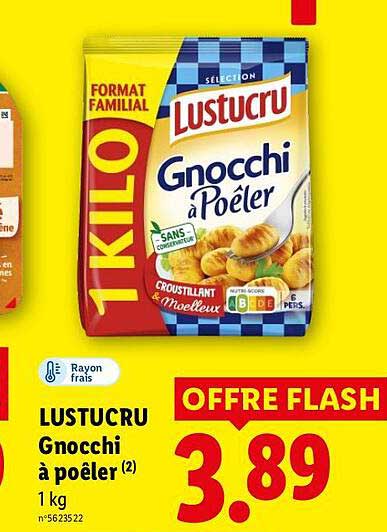 LUSTUCRU Gnocchi à poêler (2) 1 kg