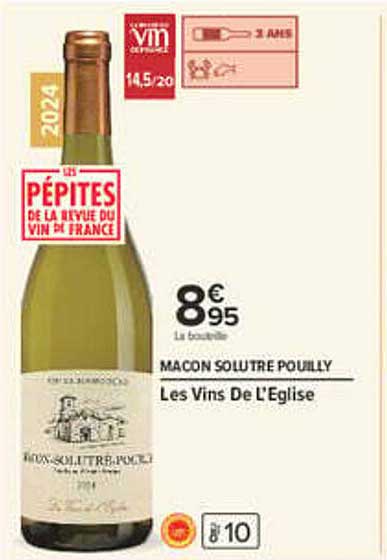 MACON SOULTRE POUILLY Les Vins De L'Eglise
