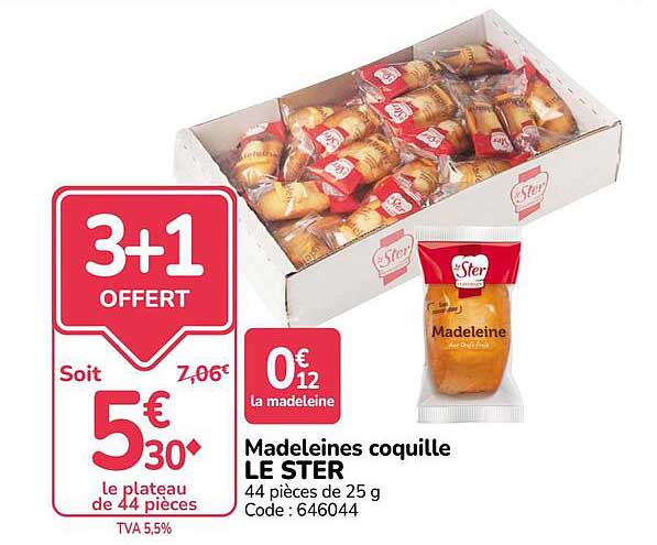 Madeleines coquille LE STER