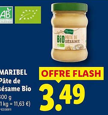 MAMIBEL Pâte de sésame Bio