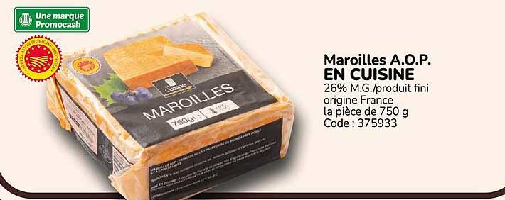 Maroilles A.O.P. EN CUISINE