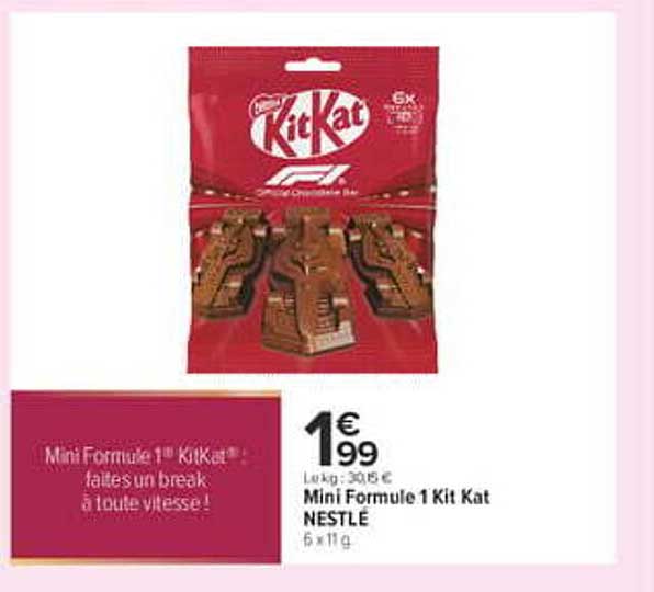 Mini Formule 1 Kit Kat NESTLÉ