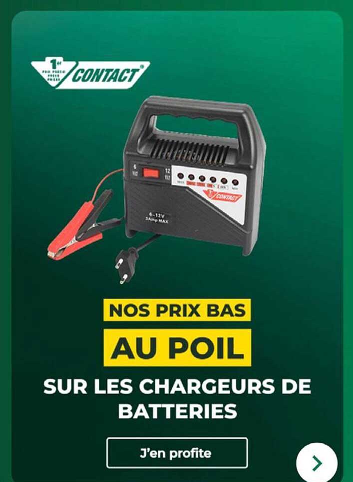 NOS PRIX BAS AU POIL SUR LES CHARGEURS DE BATTERIES