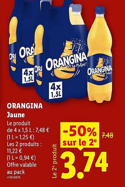 ORANGINA Jaune