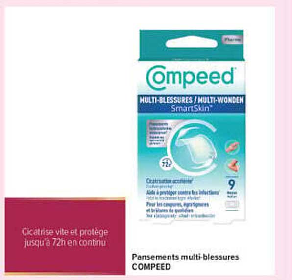 Pansements multi-blessures COMPEED