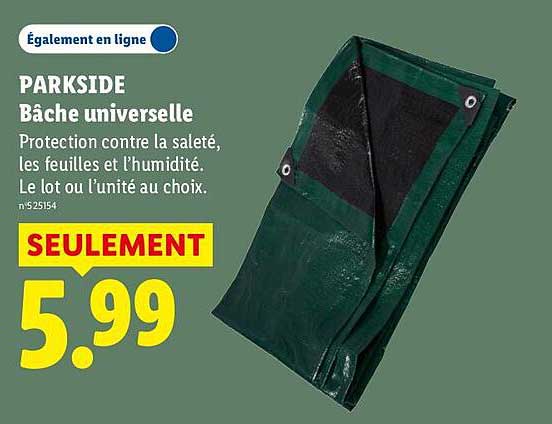 PARKSIDE Bâche universelle