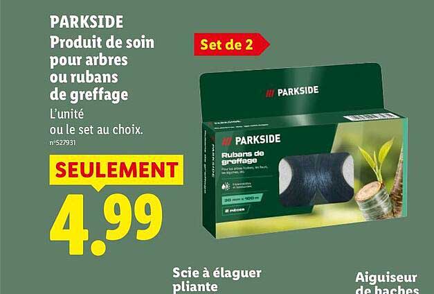 PARKSIDE Produit de soin pour arbres ou rubans de greffage