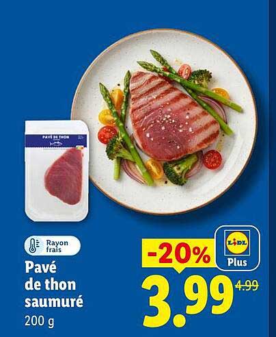Pavé de thon saumuré