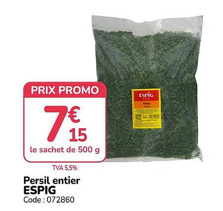 Persil entier ESPIG