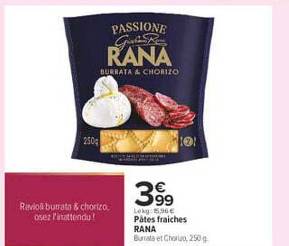 Ravioli burrata & chorizo, osez l'inattendu !