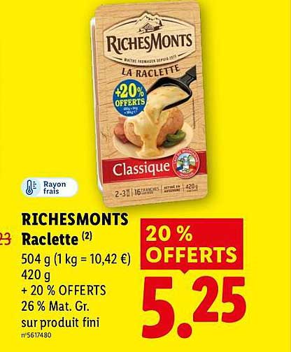 RICHESMONTS Raclette