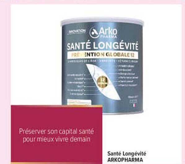 Santé Longévité ARKOPHARMA
