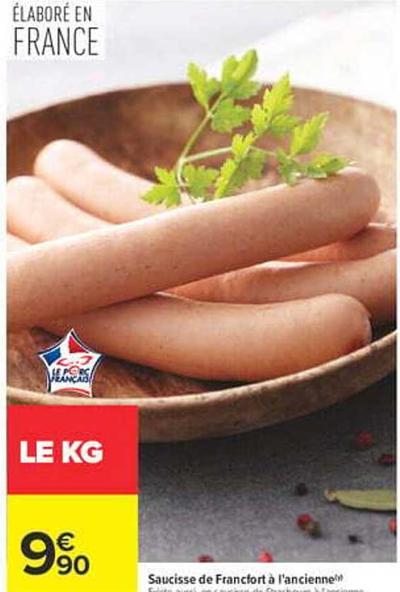 Saucisse de Franckfort à l’ancienne