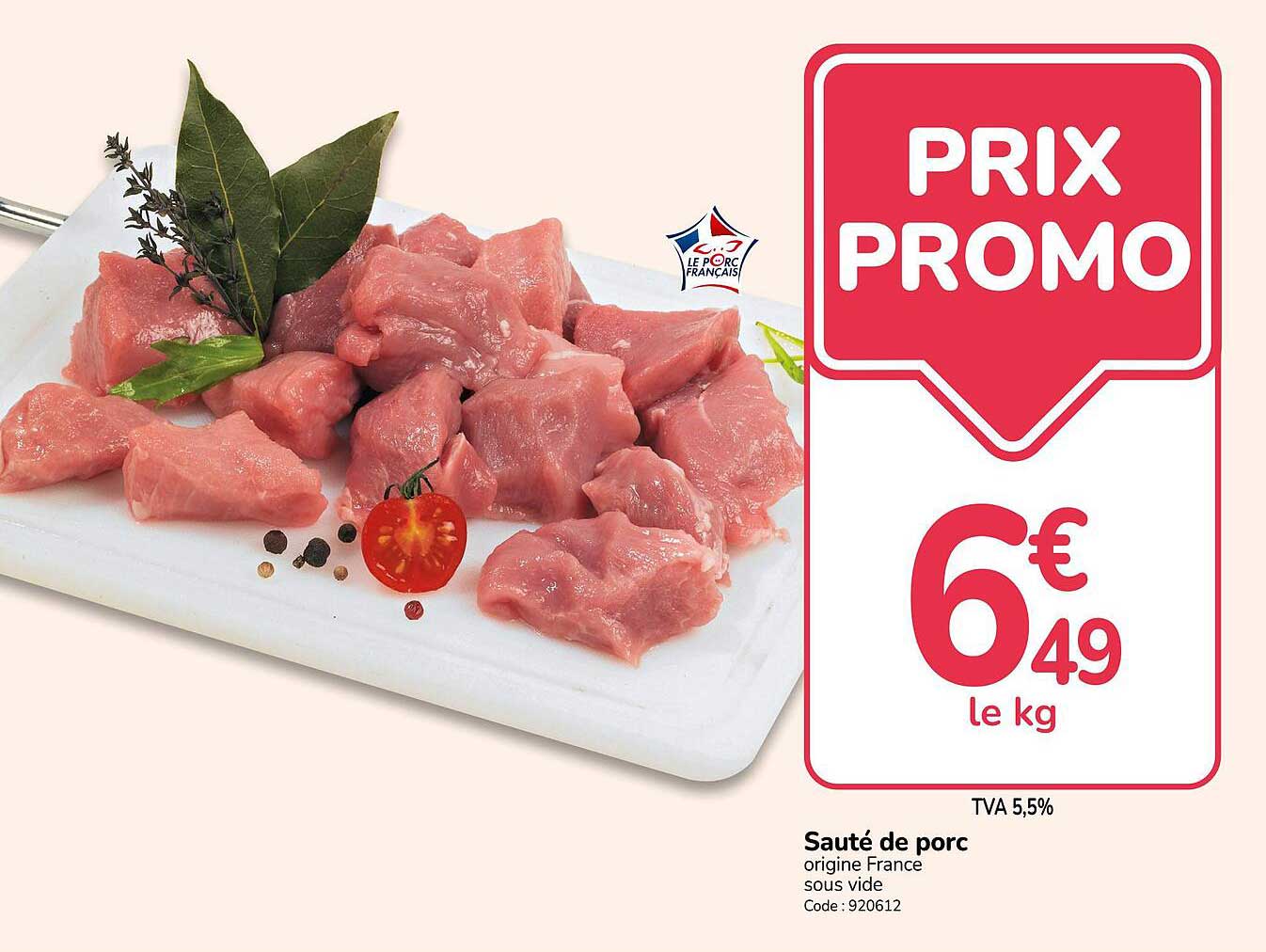 Sauté de porc