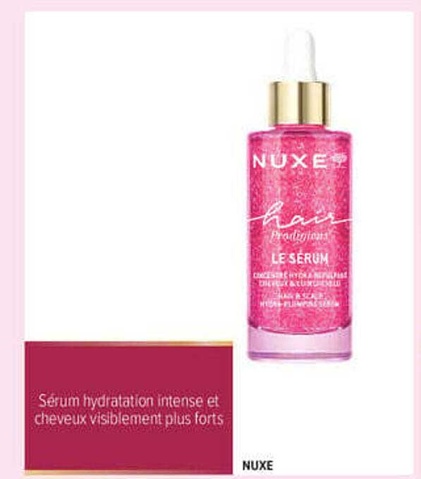 Sérum hydratation intense et cheveux visiblement plus forts