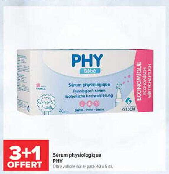 Sérum physiologique PHY