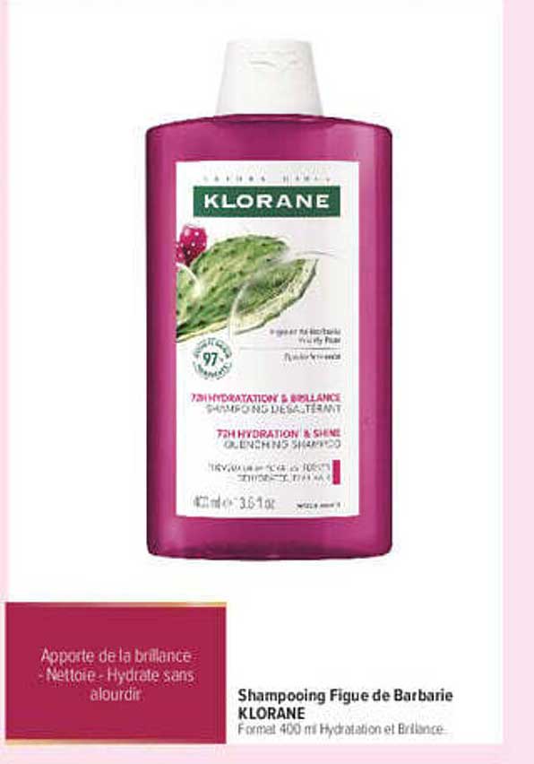 Shampooing Figue de Barbarie Klorane